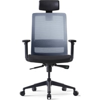 Кресло Bestuhl S30G110L (черная крестовина, черный/синий)