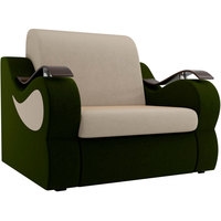 Кресло-кровать Лига диванов Меркурий 100672 60 см (бежевый/зеленый)