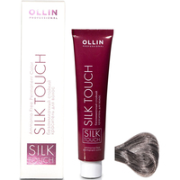 Крем-краска для волос Ollin Professional Silk Touch 4/1 шатен пепельный
