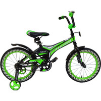 Детский велосипед Heam Next 18 (чёрный/зелёный)