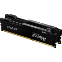 Оперативная память Kingston FURY Beast 2x8GB DDR3 PC3-12800 KF316C10BBK2/16