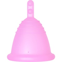 Менструальная чаша Me Luna Soft Shorty M стебель (розовый)
