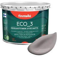 Краска Finntella Eco 3 Wash and Clean Violetti Usva F-08-1-3-LG181 2.7 л (серый)