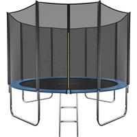 Батут GetActive Jump 10ft - 312 см складной, лестница, сетка (синий)