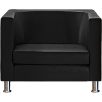 Интерьерное кресло Brioli Клос (экокожа, L22 черный)