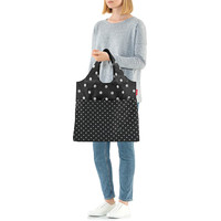 Сумка шоппер Reisenthel Mini Maxi Shopper Plus AV7051 Mixed Dots (черный/белый)