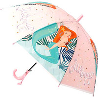 Зонт-трость RST Umbrella Русалка 065 (розовый/голубой)