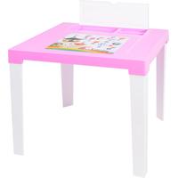 Детский стол Эльфпласт Аладдин (розовый/белый)
