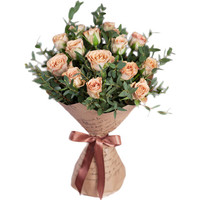 Цветы, букеты Bloom Букет «Капучино» (15 роз)