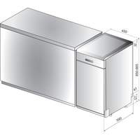 Отдельностоящая посудомоечная машина Indesit DSFC 3M19