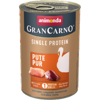 Консервированный корм для собак Animonda GranCarno Single Protein с индейкой 400 г