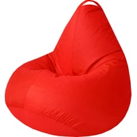 Кресло-мешок Мама рада! Груша Titan с внутренним чехлом (ярко-красный, XL, smart balls)