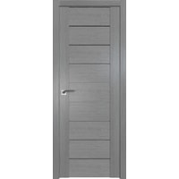 Межкомнатная дверь ProfilDoors 98XN L 70x200 (грувд серый/стекло матовое)