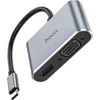 Адаптер Hoco HB29 USB Type-C - HDMI/VGA