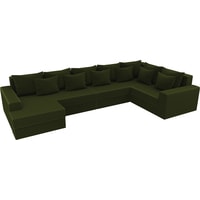 П-образный диван Mebelico Мэдисон-П 106856 (правый, зеленый)