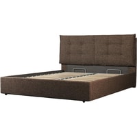 Кровать Craftmebel Eden 200x160 (без ПМ, рогожка, коричневый)