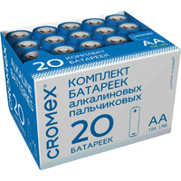 Батарейка Cromex Alkaline LR6 15А АА 20шт