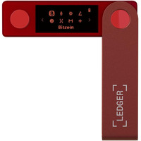 Аппаратный криптокошелек Ledger Nano X (рубиновый красный)