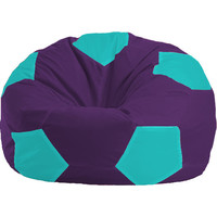 Кресло-мешок Flagman Мяч М1.1-75 (фиолетовый/бирюзовый)