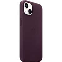 Чехол для телефона Apple MagSafe Leather Case для iPhone 13 (темная вишня)