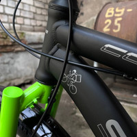 Велосипед Stels Navigator 700 MD 27.5 р.21 Z010 Курьер 2024 (черный матовый)