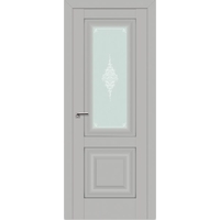 Межкомнатная дверь ProfilDoors 28U L 60x200 (манхэттен/мателюкс матовое кристалл серебро)