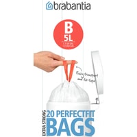 Пакеты для мусора Brabantia PerfectFit B 5 л 311741 (20 шт, белый)