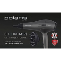 Фен Polaris PHD 2600ACi Salon Hair (серый)