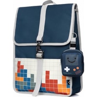 Школьный рюкзак MAH MR20C1976B01 (темно-синий/светло-серый)