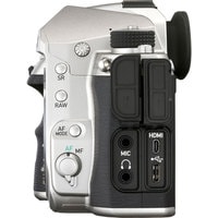 Зеркальный фотоаппарат Pentax K-3 Mark III Body (серебристый)