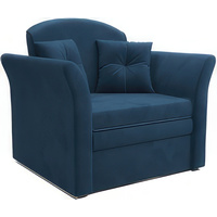 Кресло-кровать Мебель-АРС Малютка №2 (велюр, темно-синий Luna 034)