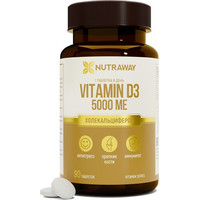 Витамины, минералы Nutraway D3 5000ME (90 капсул)