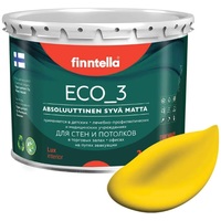 Краска Finntella Eco 3 Wash and Clean Keltainen F-08-1-3-FL129 2.7 л (желтый)