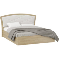 Кровать Трия Сэнди тип 1 универсальная с ПМ 160x200 (вяз благородный/белый)