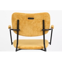 Интерьерное кресло Zuiver Benson (оранжевый/черный) в Бобруйске