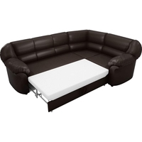 Угловой диван Mebelico Карнелла 60290 (коричневый)