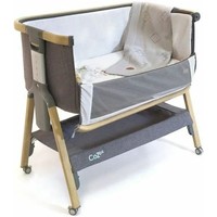 Приставная детская кроватка Tutti Bambini CoZee Luxe с колесами (oak/charcoal)
