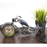 Настольные часы Jenniss Мотоцикл (синий)