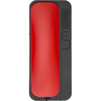 Абонентское аудиоустройство Cyfral Unifon Smart U (графитовый, с красной трубкой)