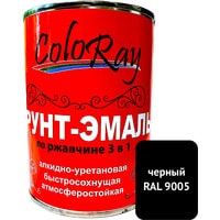 Грунт-эмаль ColoRay 3 в 1 черный (0.9 кг)