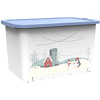 Ящик для хранения Berossi Christmas ИК52961000 (васильковый)