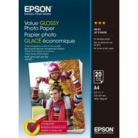 Фотобумага Epson Value Glossy Photo Paper A4 183 г/м2 20 листов [C13S400035]