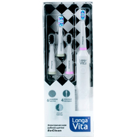 Электрическая зубная щетка Longa Vita PT4R (белый, 4 насадки)