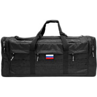 Дорожная сумка Capline 21 (черный, с шевроном)