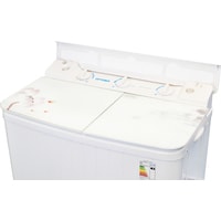Активаторная стиральная машина Optima МСП-62СТ (белое стекло/розовый лотос)