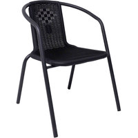 Кресло AksHome Verona PE (черный/сталь черная)