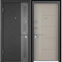Металлическая дверь Torex Дельта MP-27 205x96 (серый/дерево светлое, левый)
