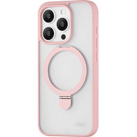 Чехол для телефона uBear Clip Mag для iPhone 15 Pro (розовый)