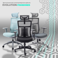 Кресло Evolution Fishbones (черный) в Гомеле