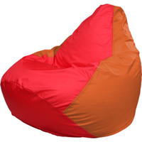 Кресло-мешок Flagman Груша Макси Г2.1-176 (оранжевый/красный)